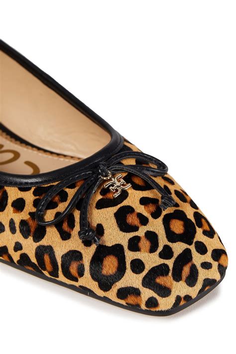 leopard print ballet flat